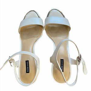 Alex Marie Cloud White Heels 10M